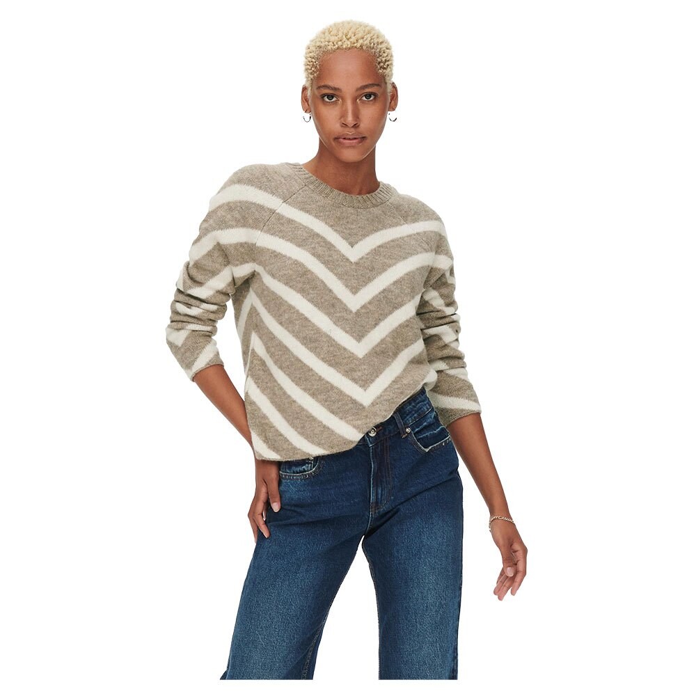 

Свитер Only Eliza Round Neck, бежевый