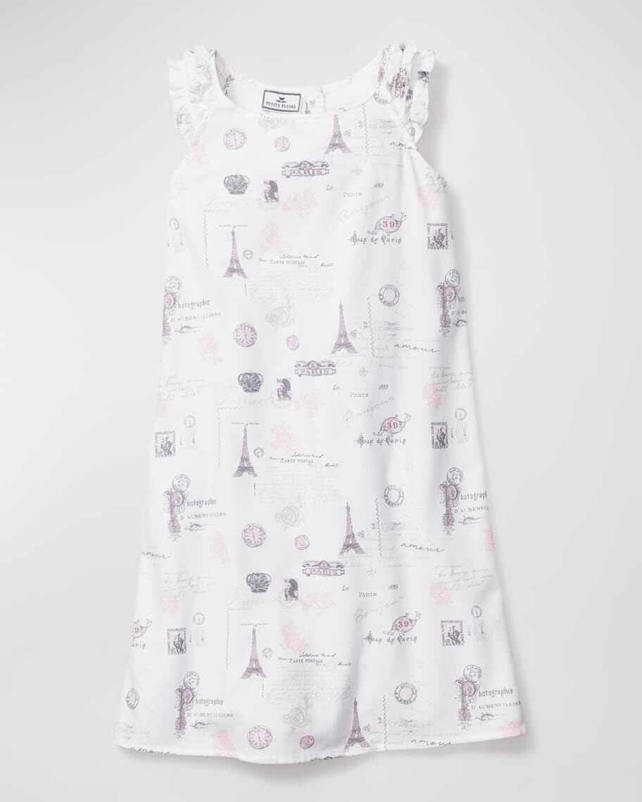 

Ночная рубашка Amelie Paris Musings-Print для девочки, размер 2–12 Petite Plume