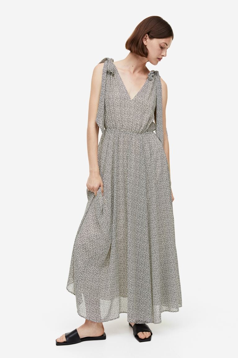 

Платье макси с бантом H&M