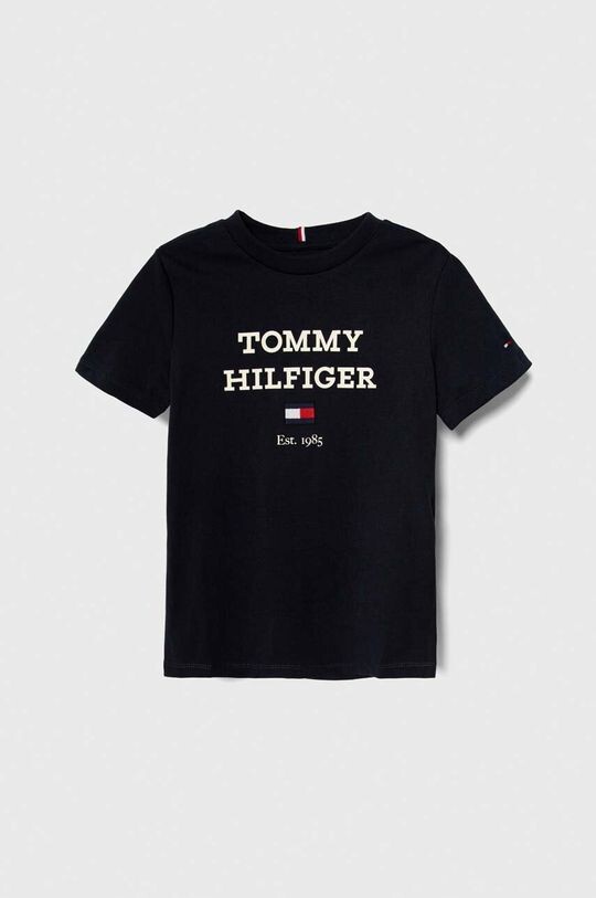 

Хлопковая футболка для детей Tommy Hilfiger, темно-синий