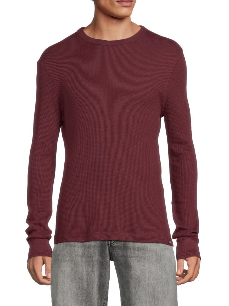 

Свитер Legend Waffle Knit Pima из хлопковой смеси Faherty, цвет Winter Burgundy