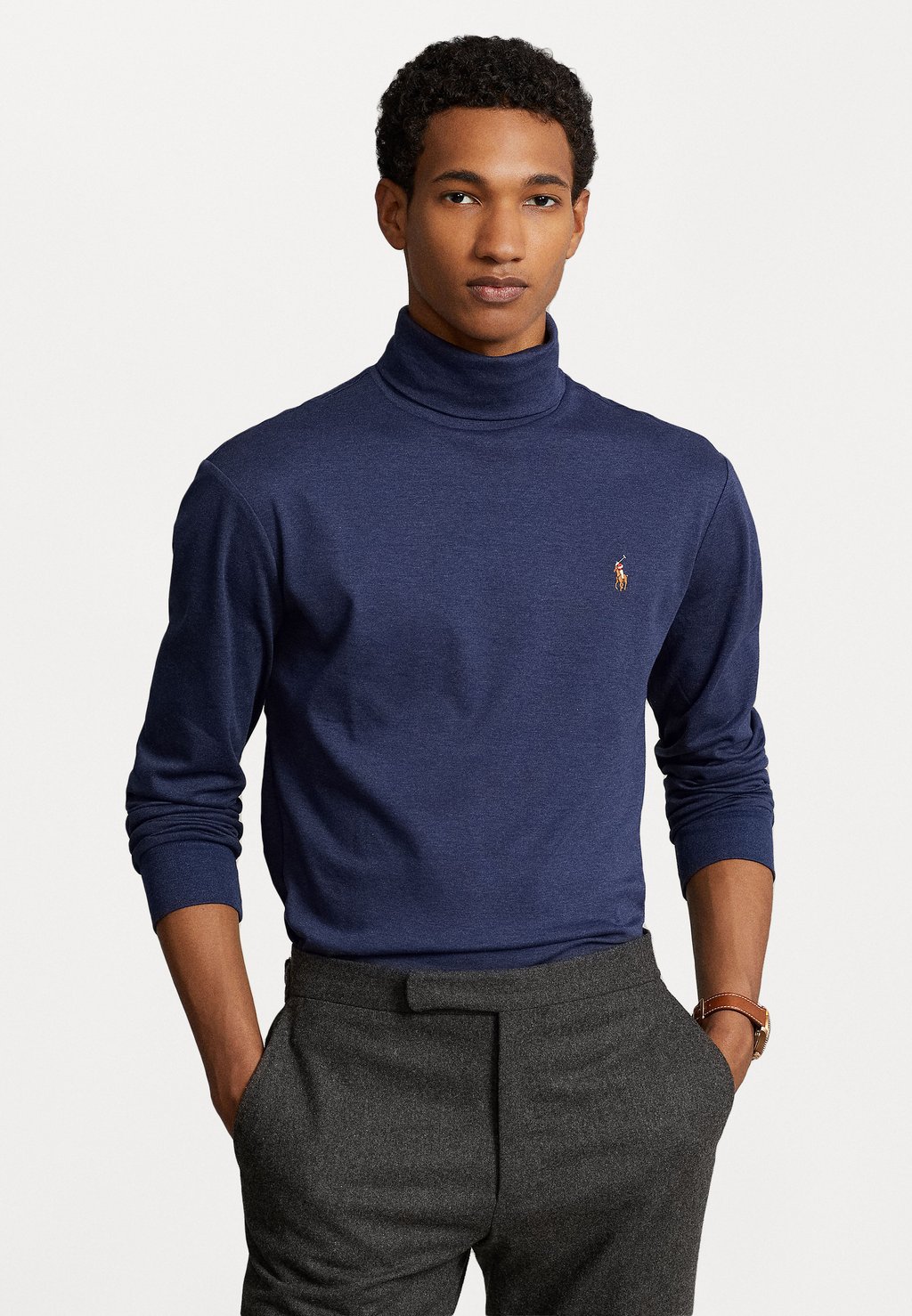 

Футболка с длинными рукавами LONG SLEEVE Polo Ralph Lauren, весенний темно-синий вереск