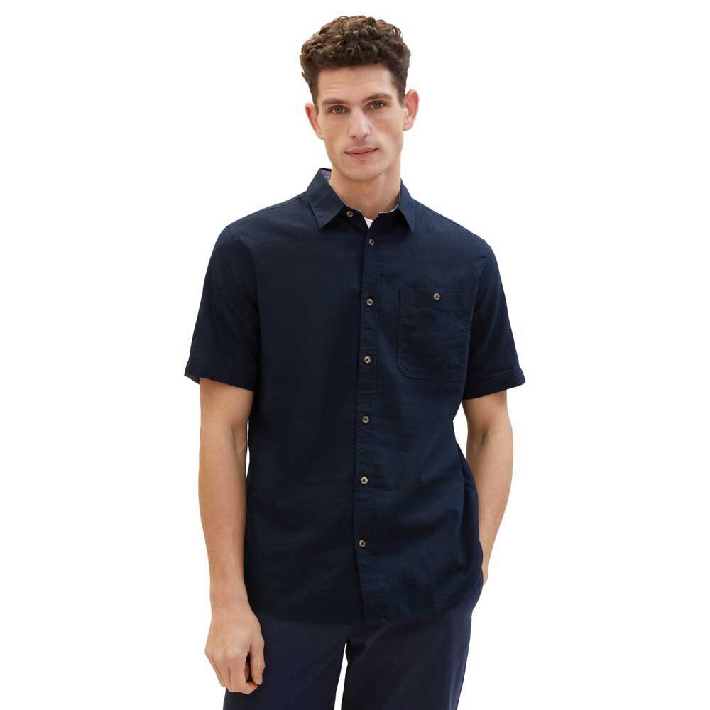 

Рубашка Tom Tailor Cotton Linen, синий