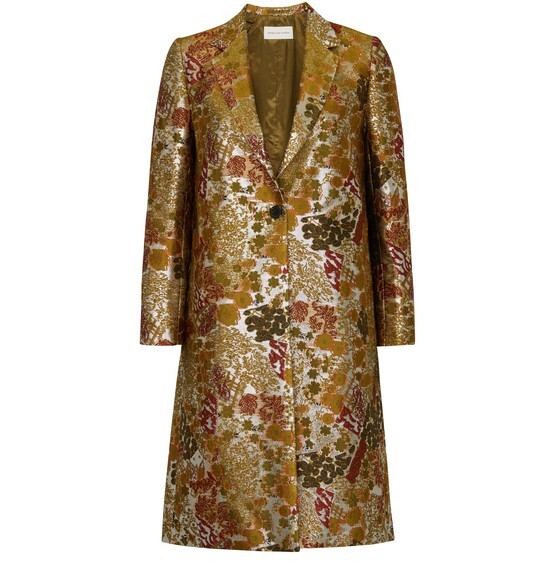 

Длинное пальто Richy Dries Van Noten, зеленый