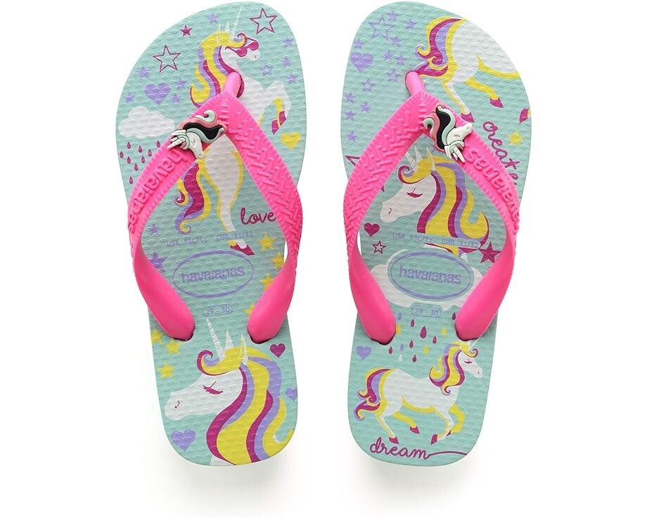 

Сандалии Havaianas Fantasy Flip Flop Sandal, цвет Ice Blue/Shocking Pink