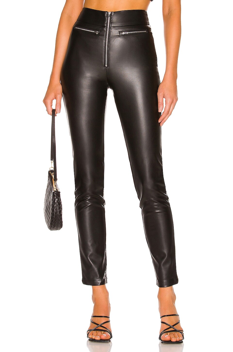 

Брюки superdown Adonia Zipper Front, черный