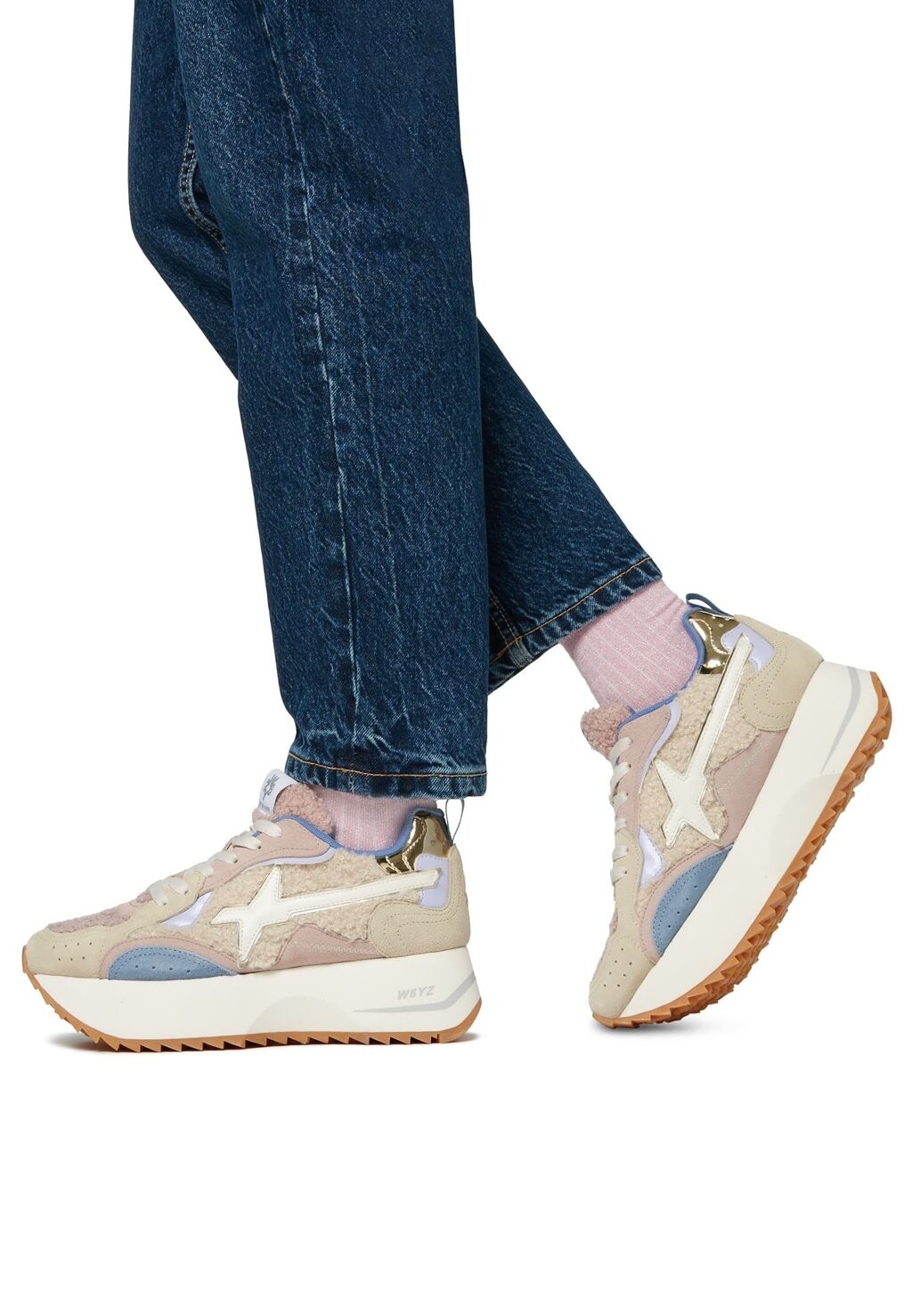 

Низкие кроссовки Anny W W6YZ, цвет hellrosa