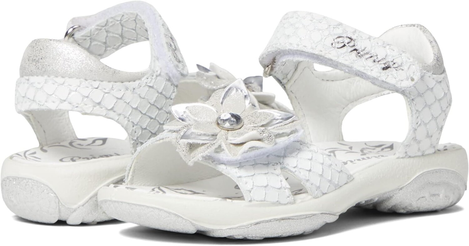 

Сандалии на плоской подошве 18797 Primigi, цвет White/Silver