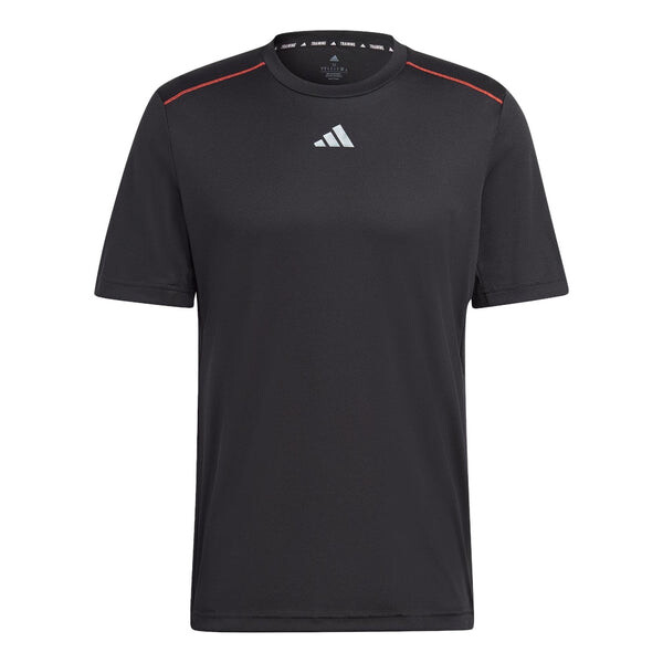 

Футболка Adidas Workout Base Logo Tee 'Black Transparent', черный