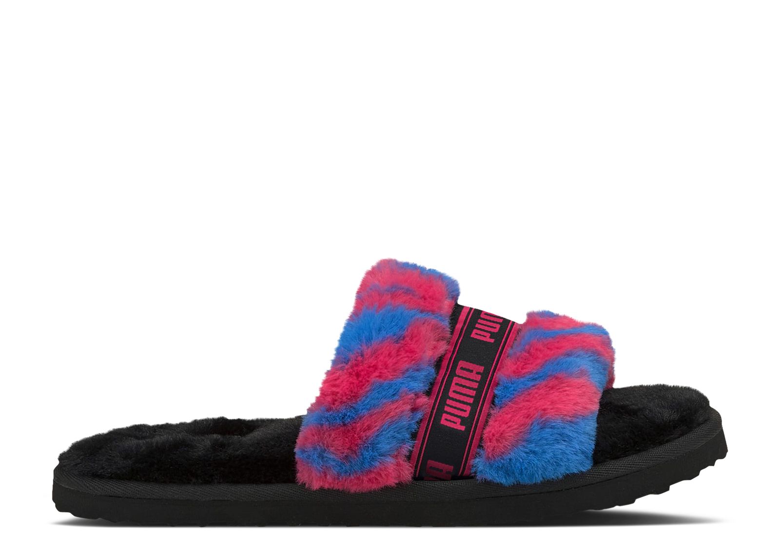 Кроссовки Puma Wmns Fluff Slide 'Wild - Beetroot Purple', черный сандалии puma wmns fluff slide wild black черный