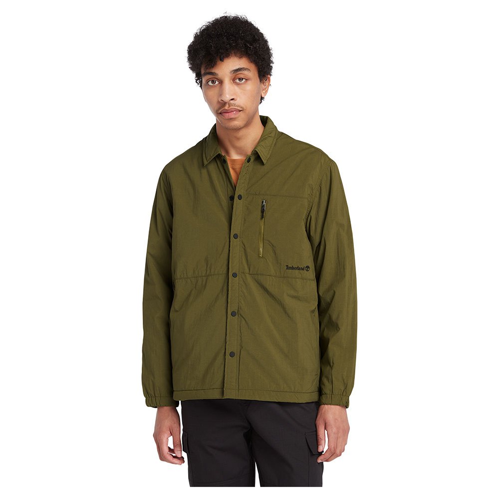 Куртка Timberland DWR Fleece Lined Shirt, зеленый
