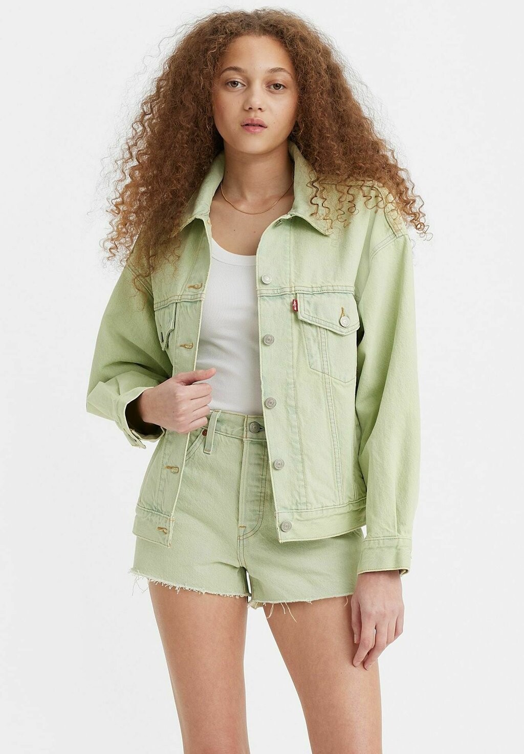 

Джинсовая куртка Levi's, зеленый