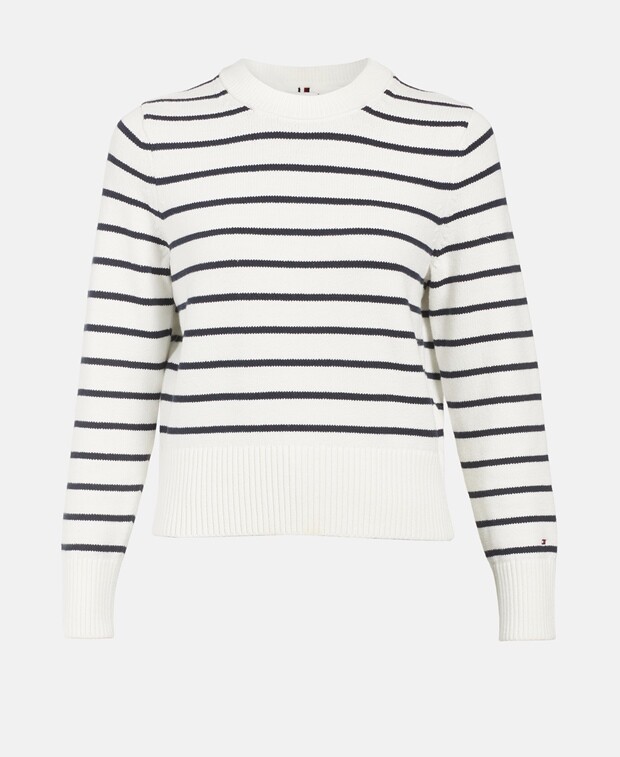 

Органик топ с длинными рукавами Tommy Hilfiger, темно-синий