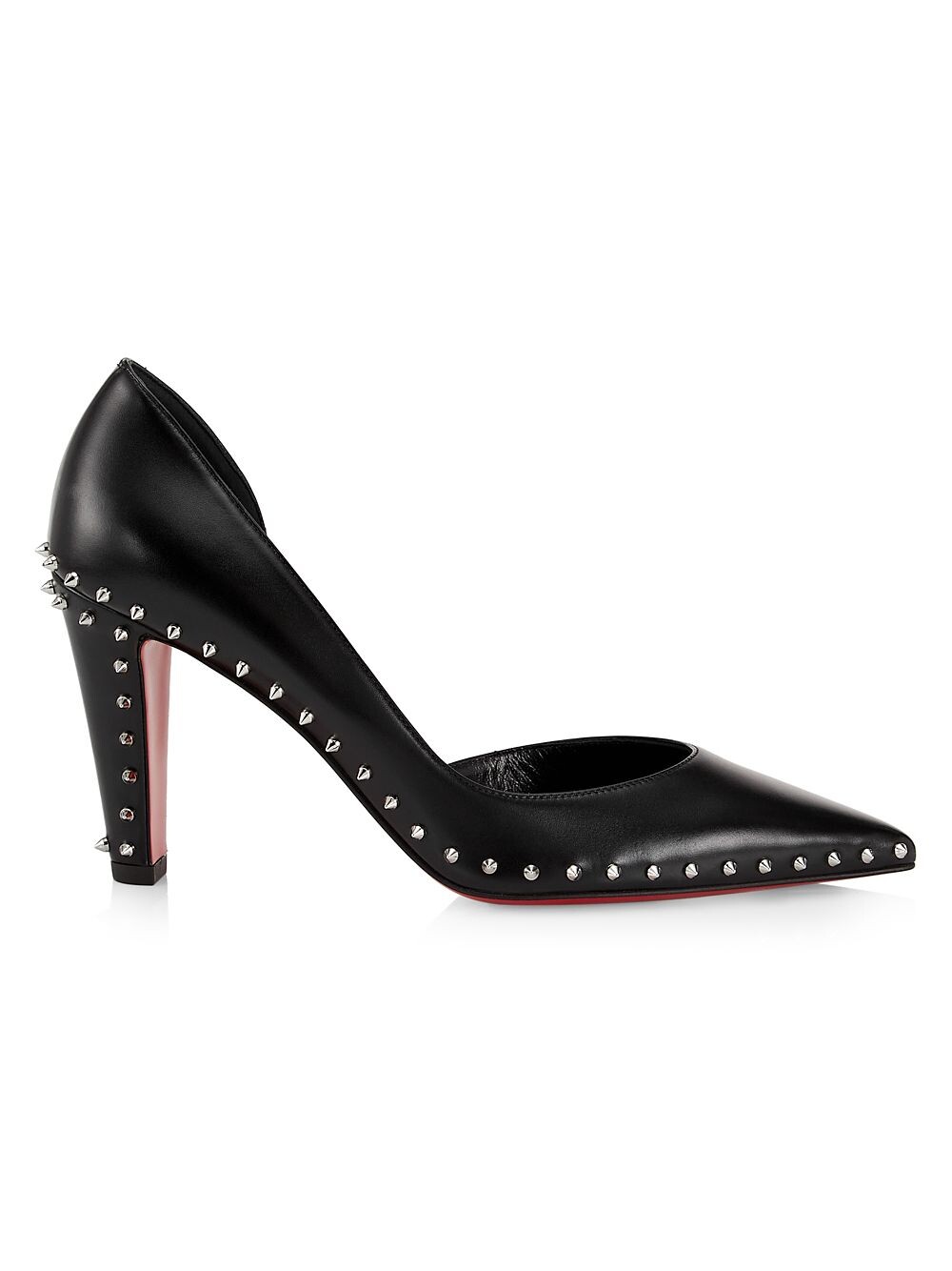 

Кожаные туфли Vidura 85MM D'Orsay Christian Louboutin, черный