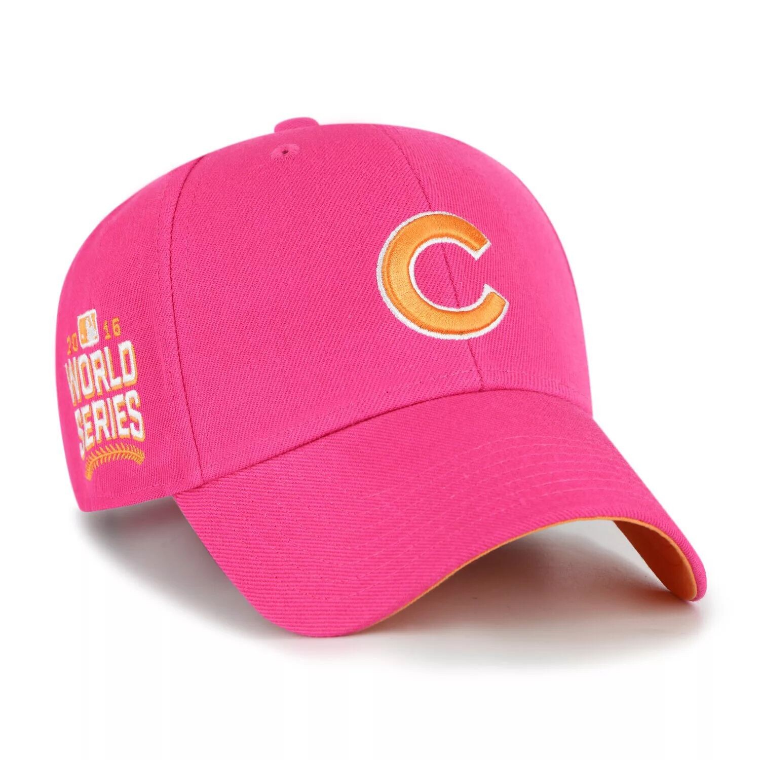 

Мужская розовая кепка Chicago Cubs Mango Undervisor MVP 2016 World Series Snapback '47