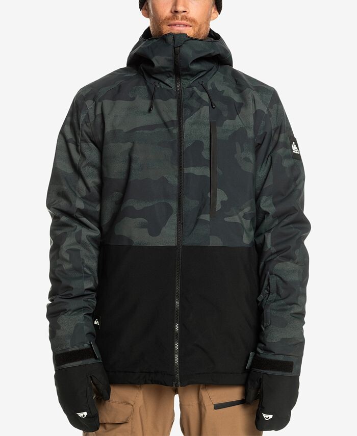 

Мужская куртка Snow Mission с принтом Quiksilver, цвет Spray Camo True Black