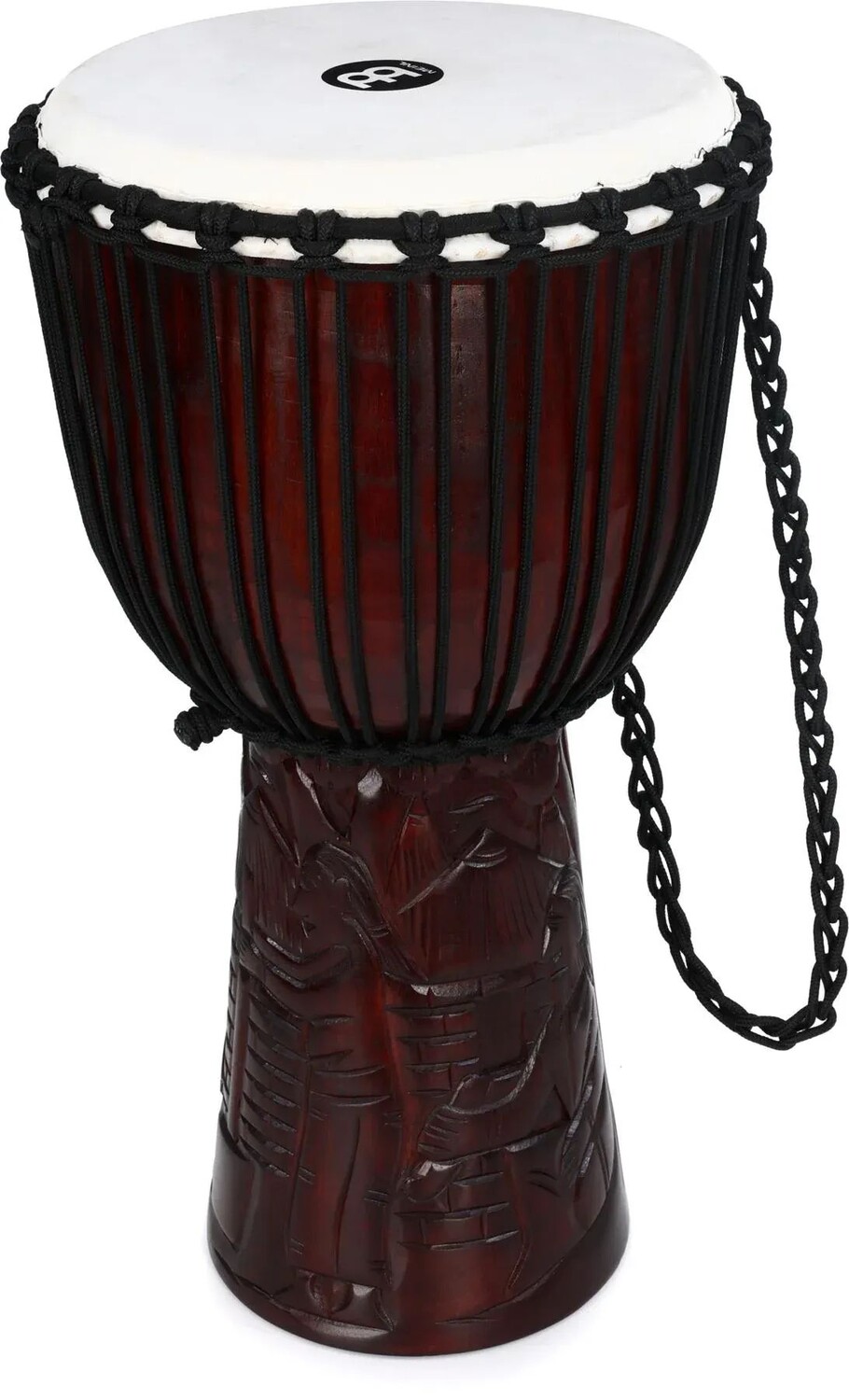 

Meinl Percussion Professional джембе из дерева в африканском стиле — 10 дюймов — деревенская резьба