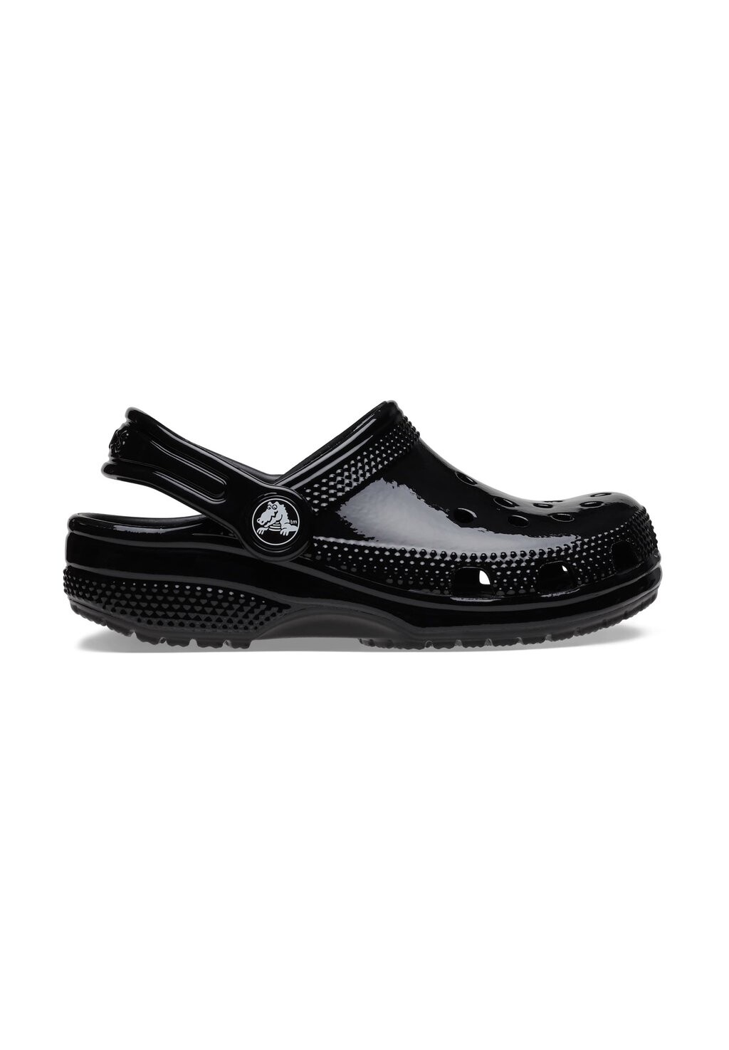 

Сабо Crocs, черный металлик