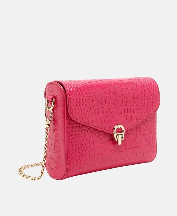 

Кожаная сумка через плечо Aigner, розовый