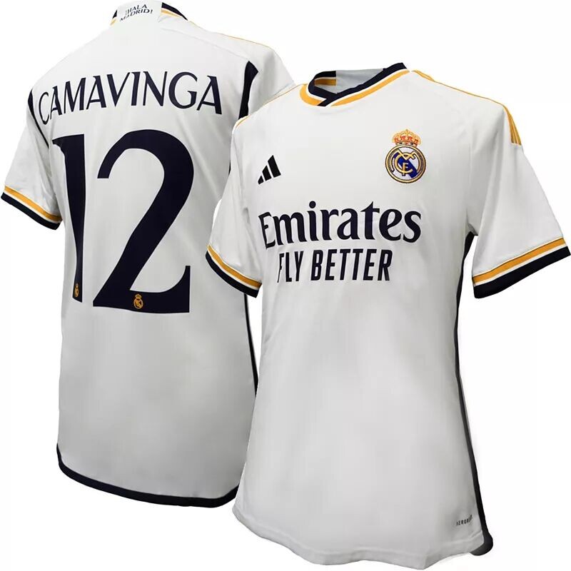 

Adidas Real Madrid Эдуардо Камавинга # 12 Домашняя реплика Джерси