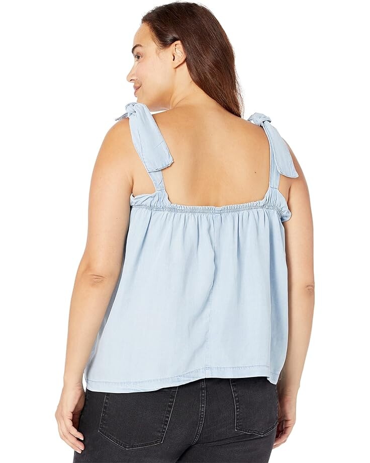 

Топ AllSaints Flo Tencel Top, синий