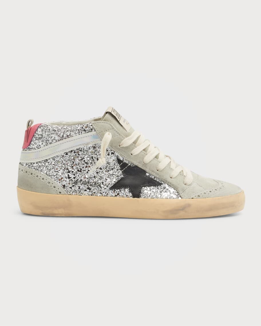 

Кроссовки с блестками Midstar Wing-Tip Golden Goose