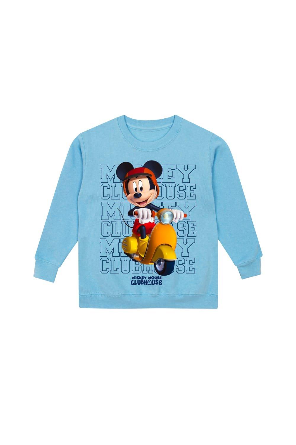 Толстовка с Микки Маусом Disney, синий книжка мозаика клуб микки мауса