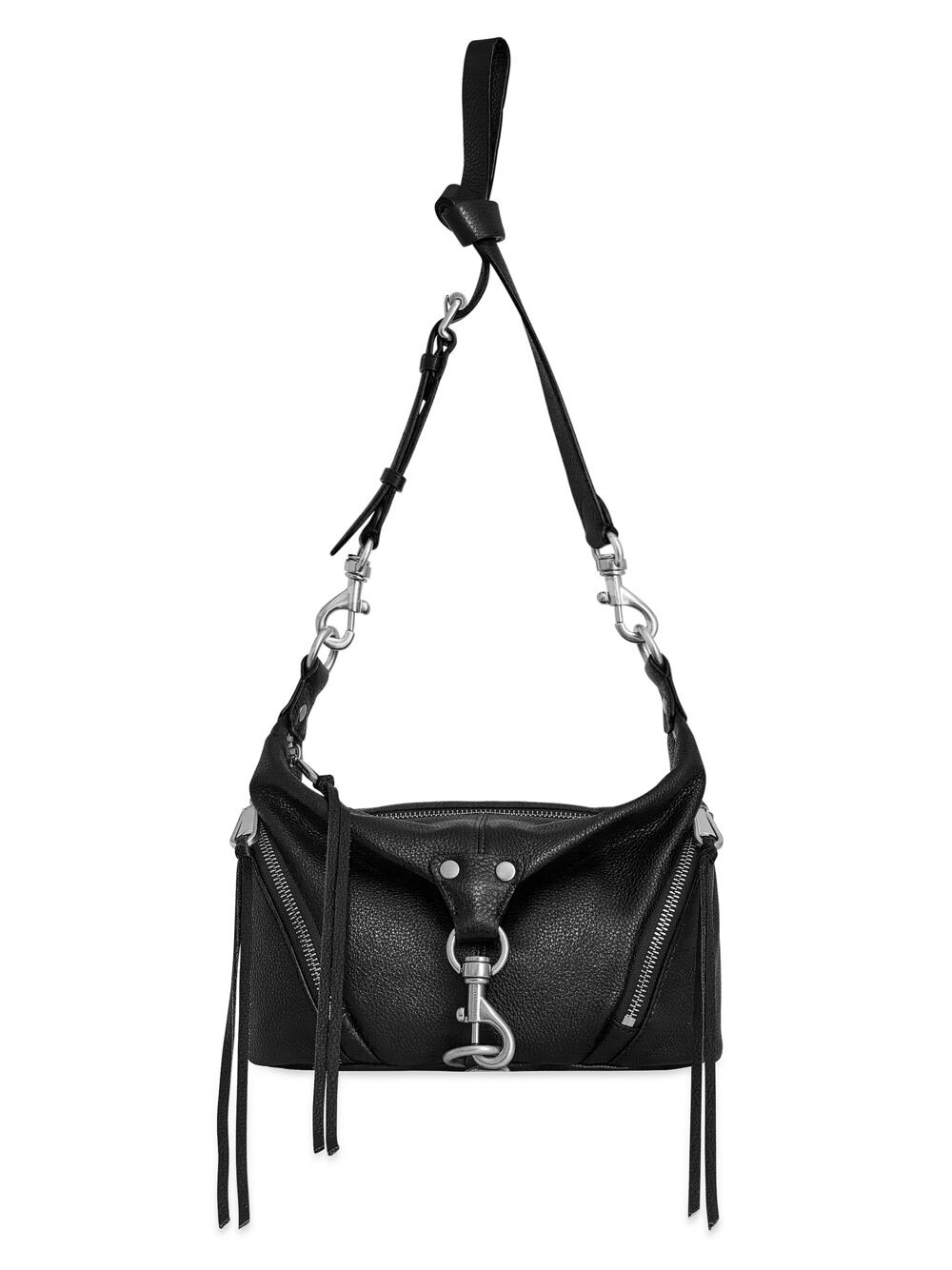 

Маленькая кожаная сумка через плечо Julian Rebecca Minkoff, черный