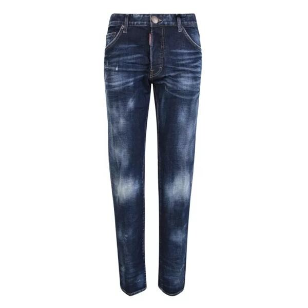 

Джинсы faded dark-washed jeans Dsquared2, синий
