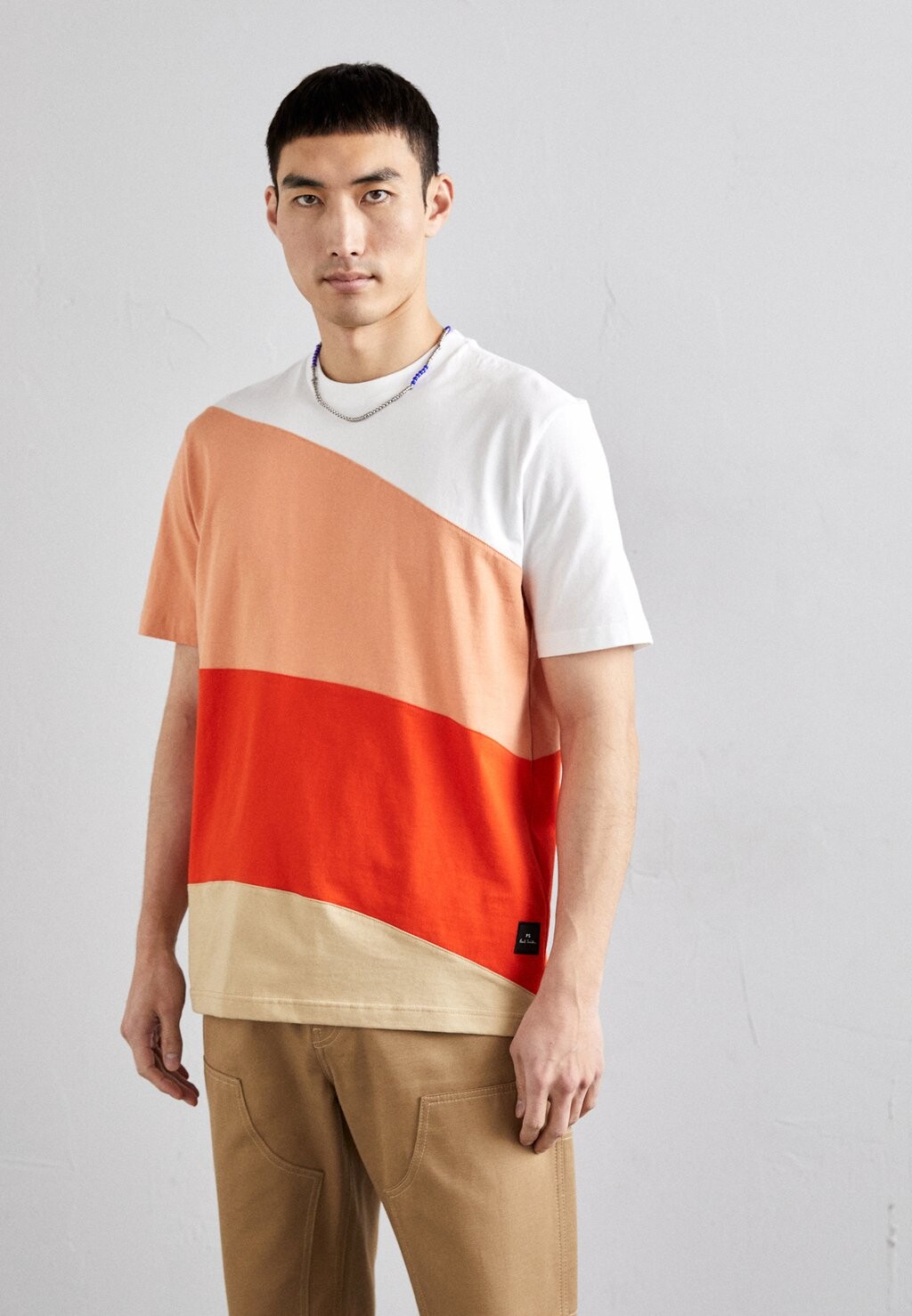 

Футболка с принтом MENS PS Paul Smith, белый