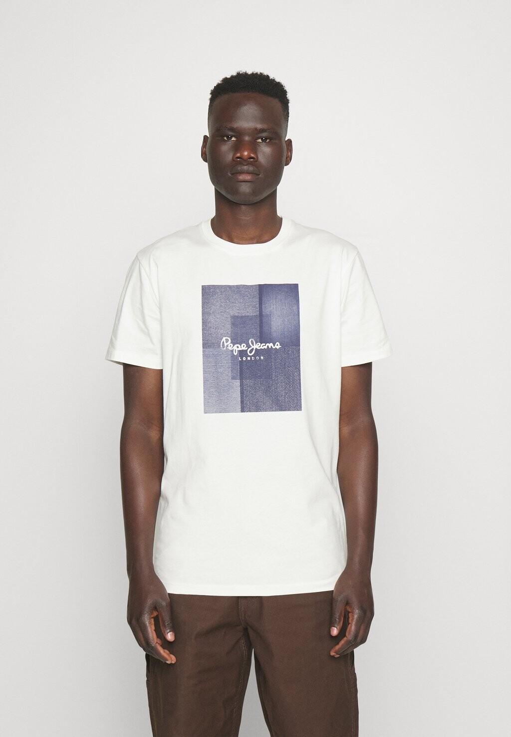

Футболка с принтом Welsch Pepe Jeans, цвет offwhite