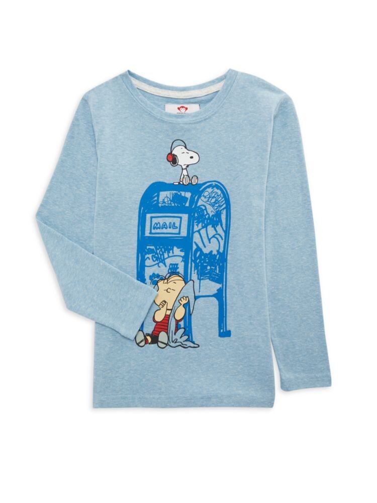 

Футболка Little Boy's & Boy's с рисунком арахиса Appaman, цвет Light Blue