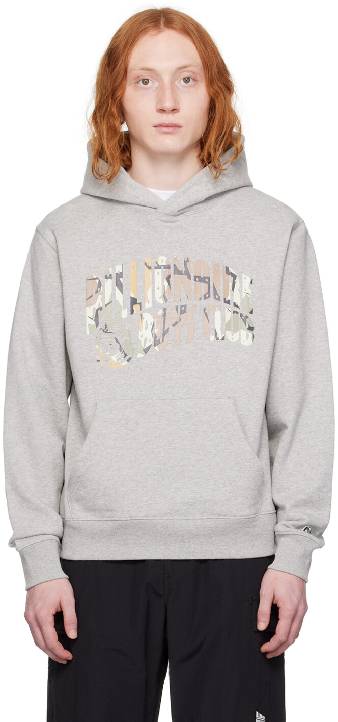 

Серый худи с камуфляжной аркой Billionaire Boys Club