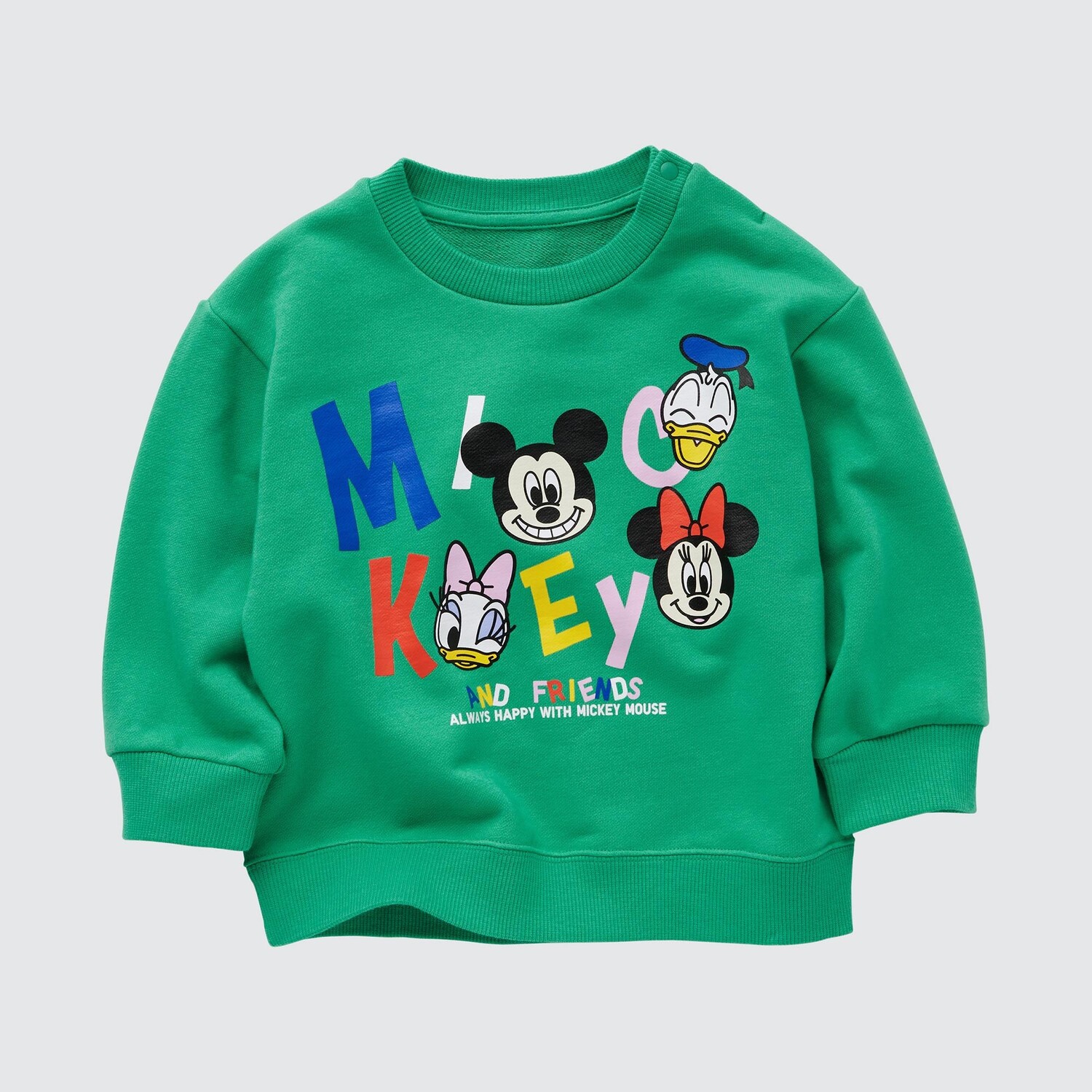 

Свитшот UNIQLO Disney Ut для малышей, зеленый