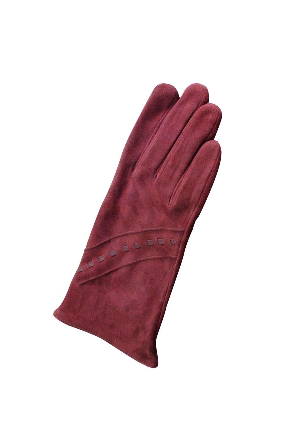 Сианские замшевые перчатки Eastern Counties Leather, красный демисумочка с закругленным клапаном eastern counties leather красный