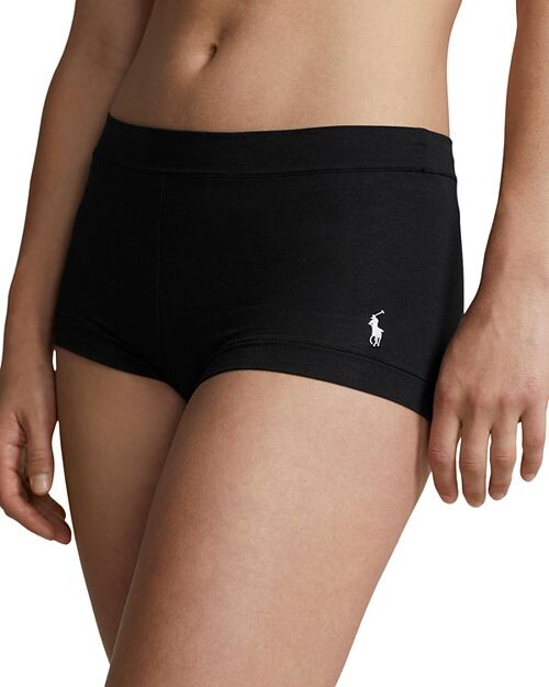 

Шорты для девочек со средней посадкой Polo Ralph Lauren, цвет Black