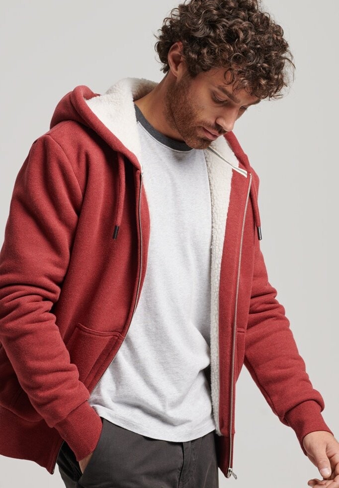 

Толстовка на молнии Superdry, Коричневый