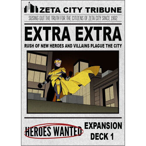 

Настольная игра Heroes Wanted: Extra Extra Expansion Action Phase Games