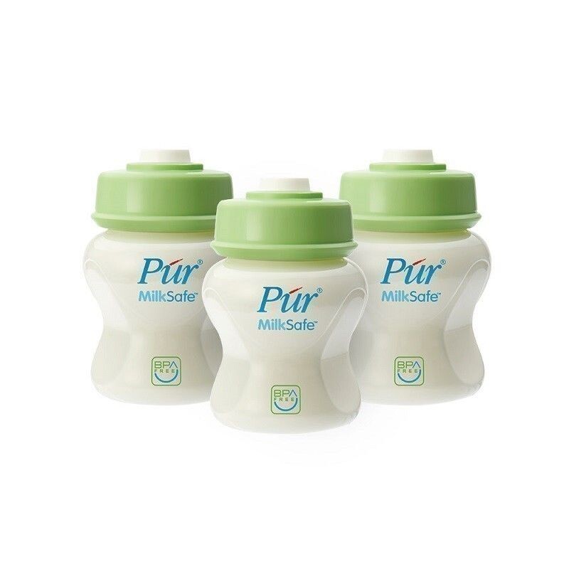 

Бутылочки Pur Milksafe Butelki Do Próżniowego Przechowywania млeka 3 шт, 3 шт