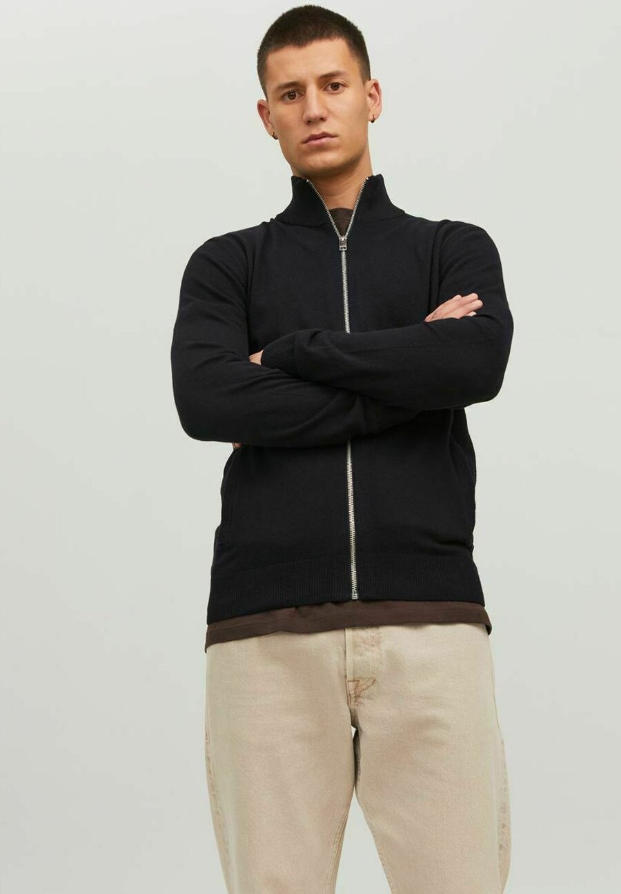 

Кардиган ВЫСОКАЯ ШЕИ Jack & Jones, черный