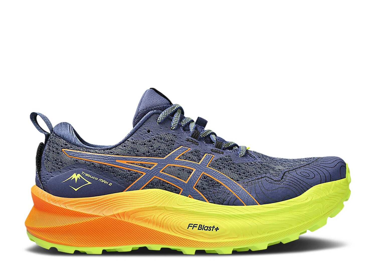 

Кроссовки ASICS Trabuco Max 2 'Deep Ocean Bright Orange', синий