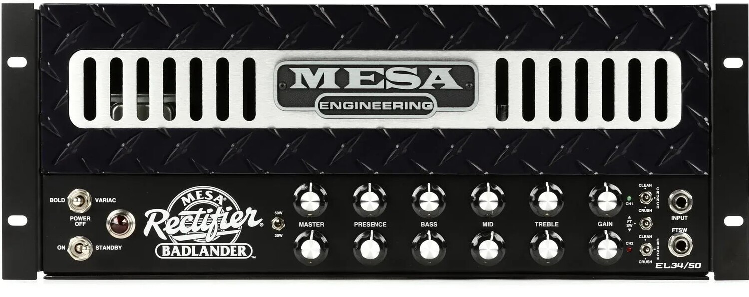 

Выпрямитель Mesa/Boogie Badlander, 50 Вт, монтируемая в стойку ламповая головка