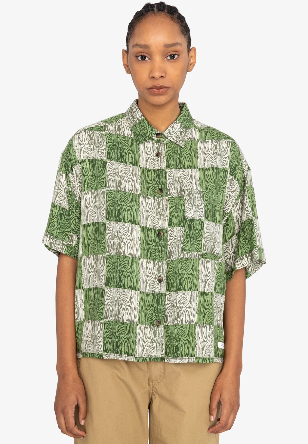 Блузка-рубашка Element, цвет green