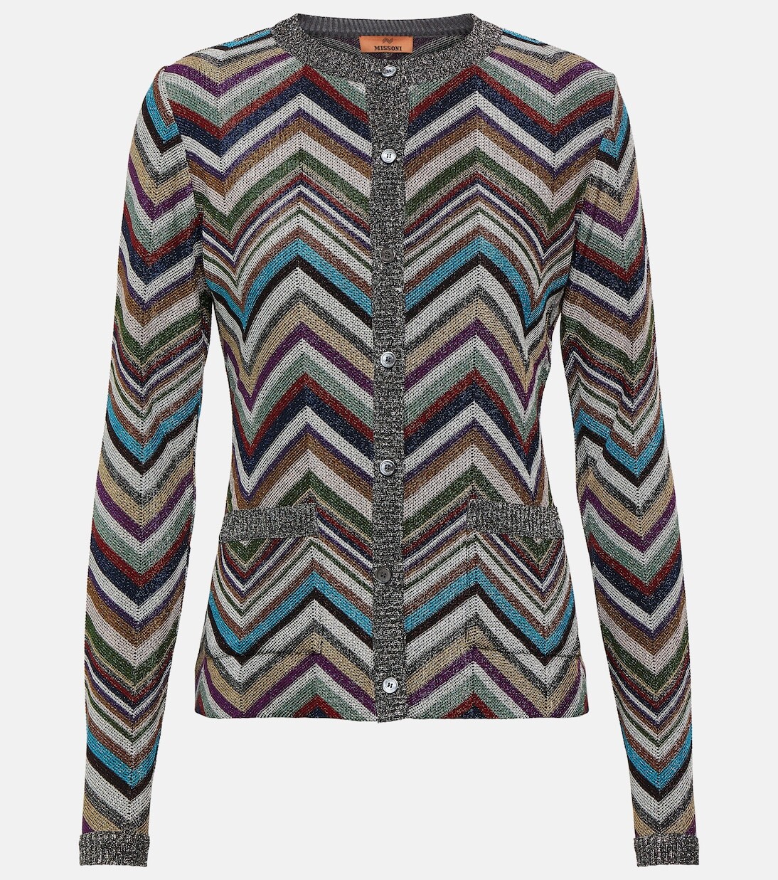 

Кардиган из смесовой шерсти с зигзагом Missoni, мультиколор