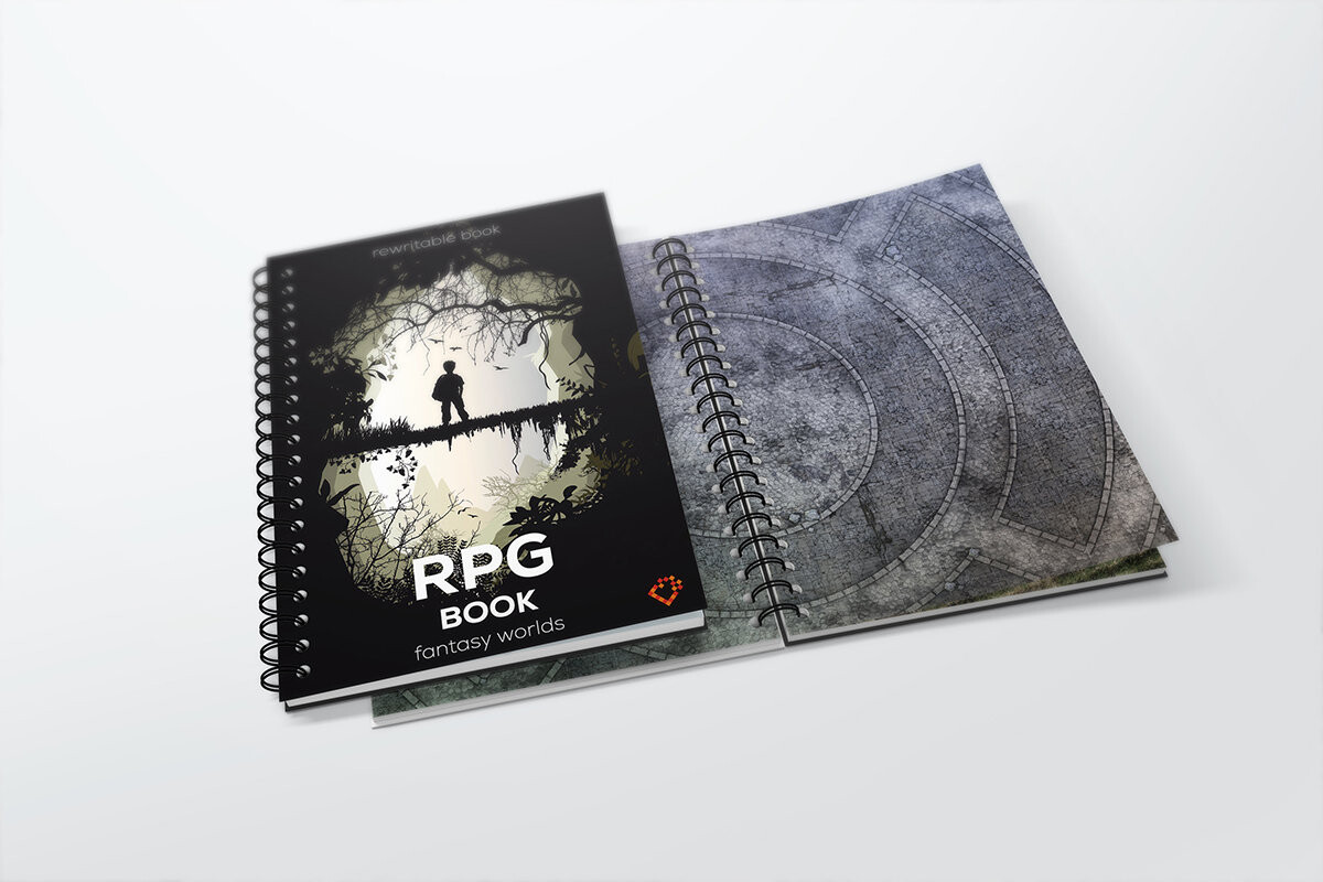 

Книга RPG A3 - Квадратная сетка D&D Playmaty