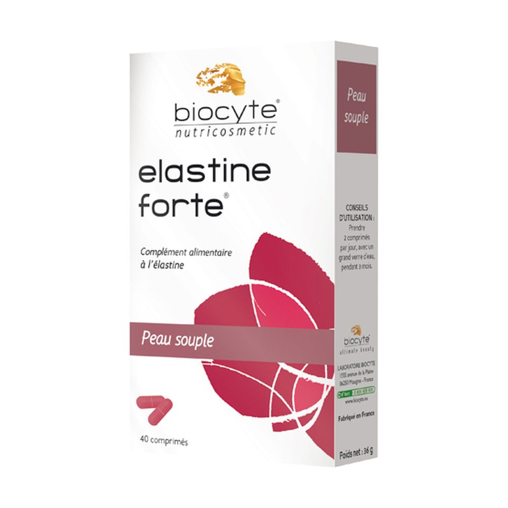 Крем против морщин Elastina fuerte comprimidos Biocyte, 40 шт
