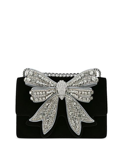 

Маленькая сумка через плечо Shoreditch с бантом и стразами KURT GEIGER LONDON, цвет Black
