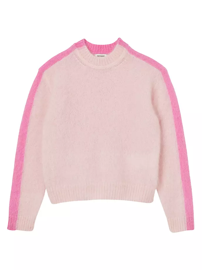 

Вязаный свитер Sandro, розовый
