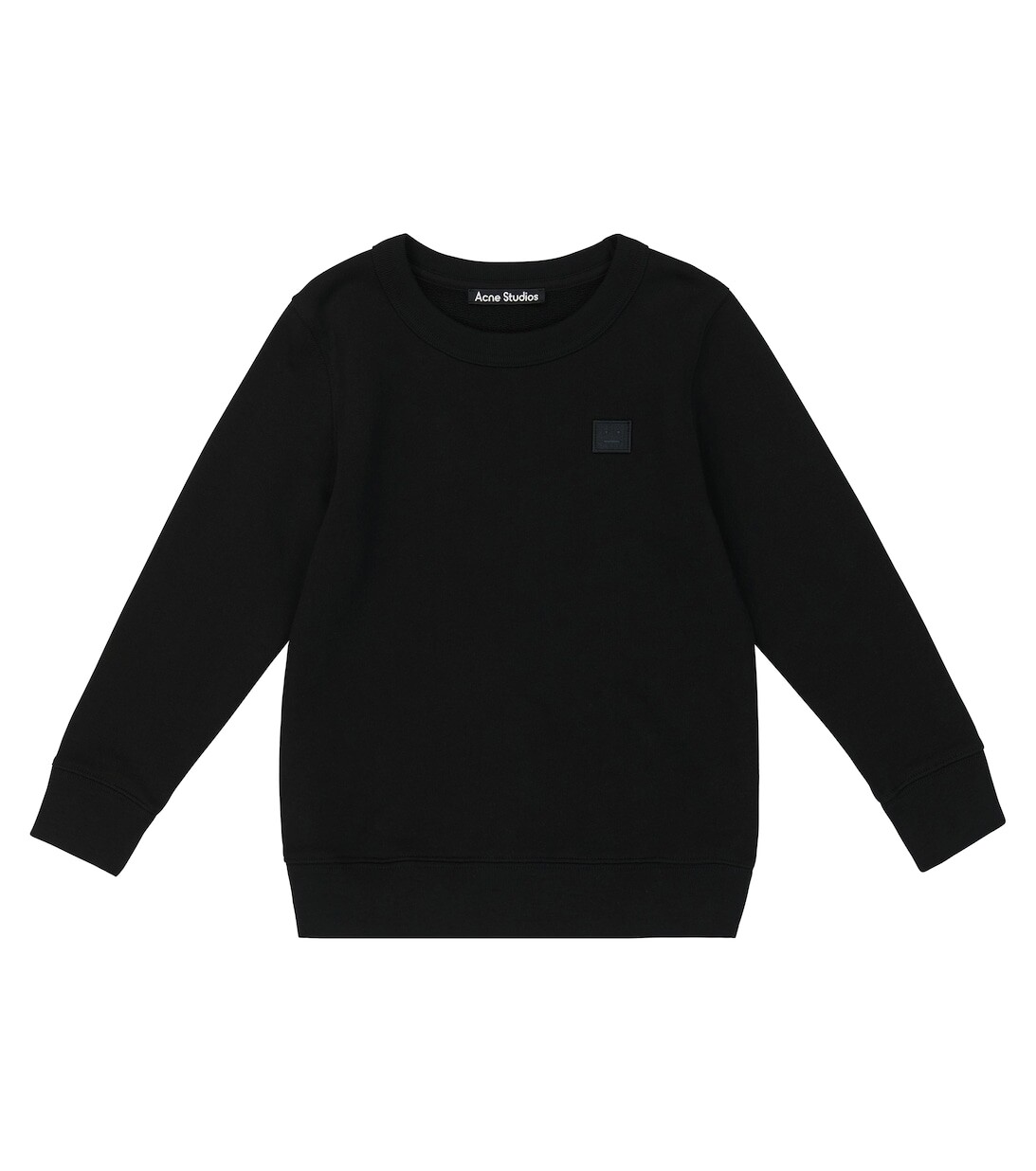 

Хлопковая толстовка для лица Acne Studios, черный