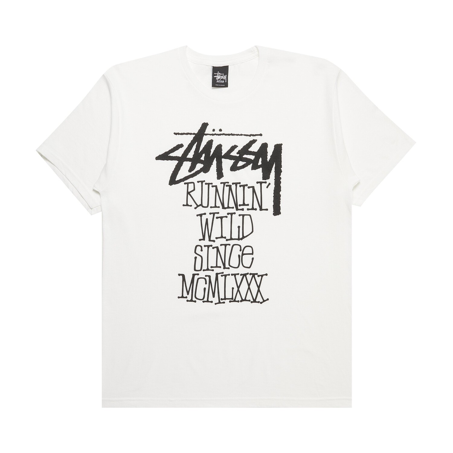 

Футболка Stussy Runnin Wild, белая, Белый